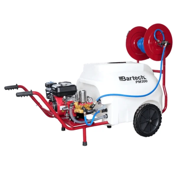 Bartech PM-200 İlaçlama Makinesi 30 Luk Pompa 200 Litre