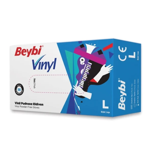 Beybi Pudrasız Vinil Eldiven 100 lü