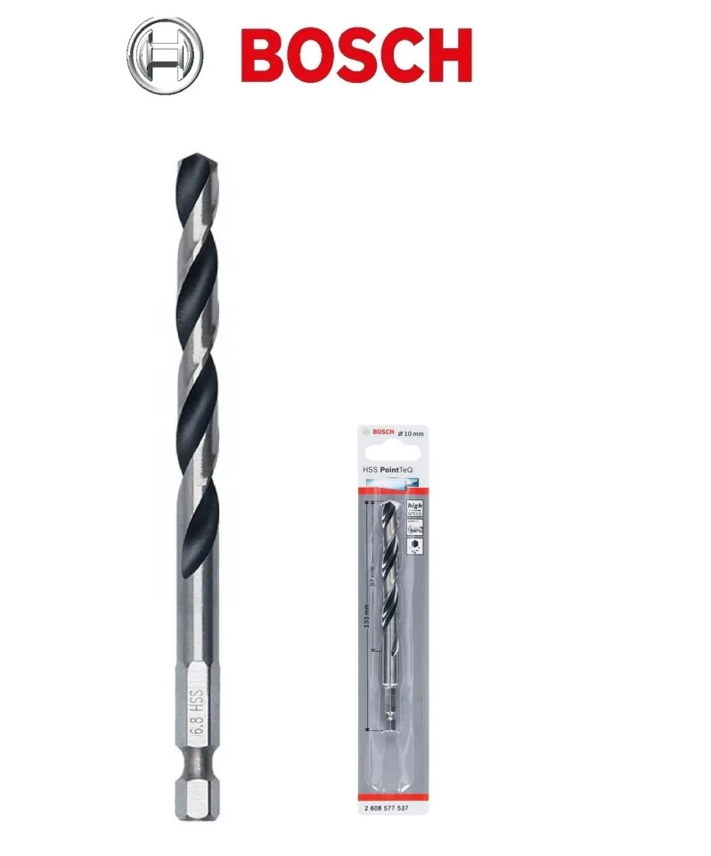 Bosch 6.8mm HSS PointTeQ 1/4inç Altıgen Şaftlı Metal Matkap Ucu