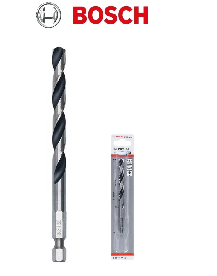 Bosch 7mm HSS PointTeQ 1/4inç Altıgen Şaftlı Metal Matkap Ucu
