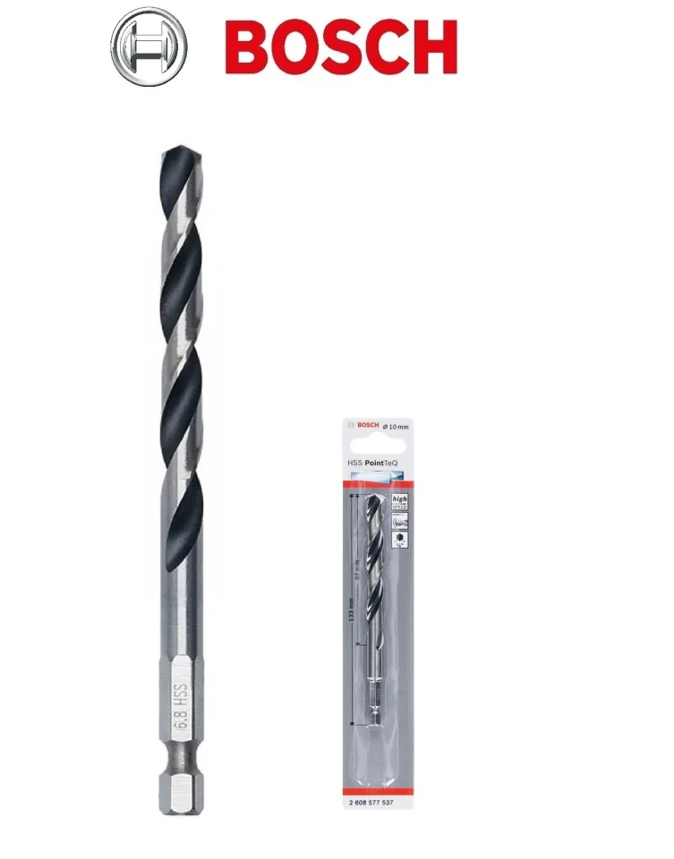 Bosch 7.5mm HSS PointTeQ 1/4inç Altıgen Şaftlı Metal Matkap Ucu