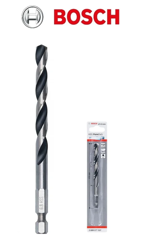 Bosch 11mm HSS PointTeQ 1/4inç Altıgen Şaftlı Metal Matkap Ucu