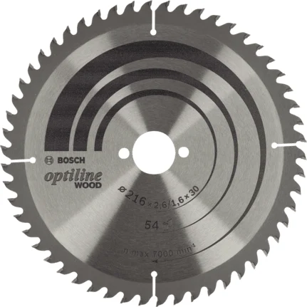 Bosch GTS 254 İçin Daire Testere Bıçağı 254 x 30 mm 24 Diş