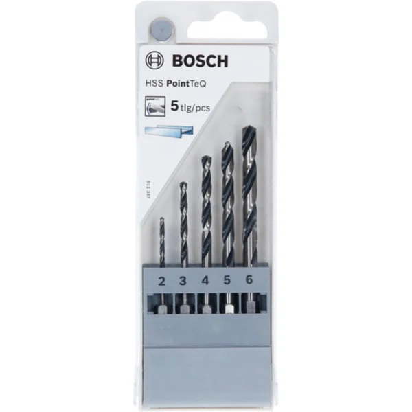 Bosch HSSPointTeQ HEX Metal Matkap Uç Set 5 Li