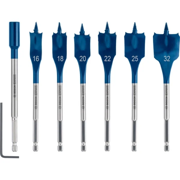 Bosch Expert SCS Yaprak Ahşap Matkap Ucu HEX 7li