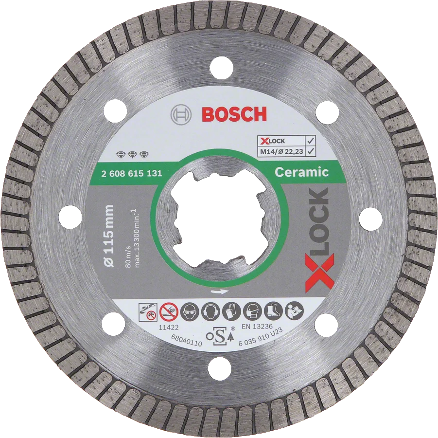 Bosch PRO Ceramic X-LOCK Elmas Kesme Disk 115mm