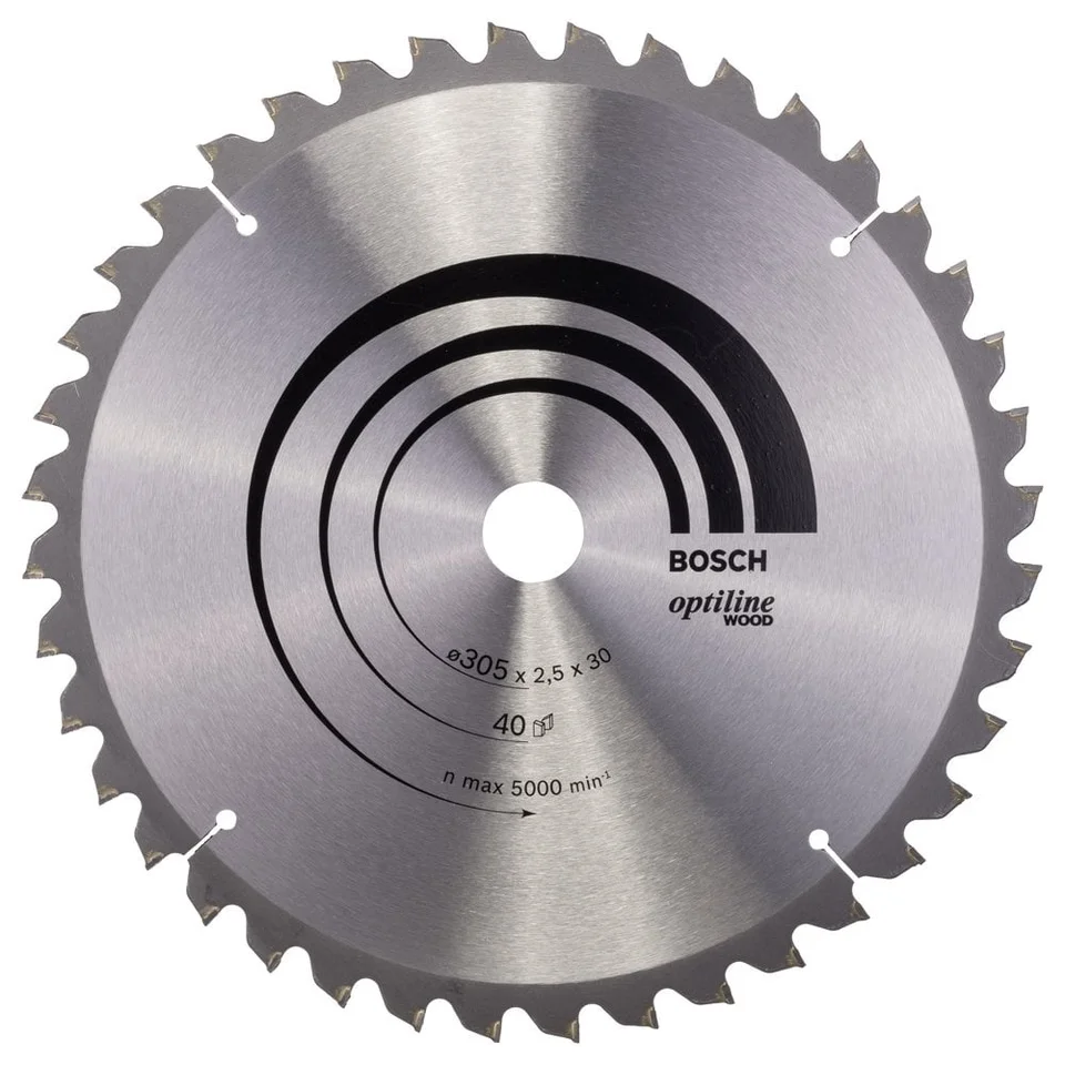 Bosch Optiline Daire Testere Bıçağı 305x30 mm 40 Diş Ahşap İçin