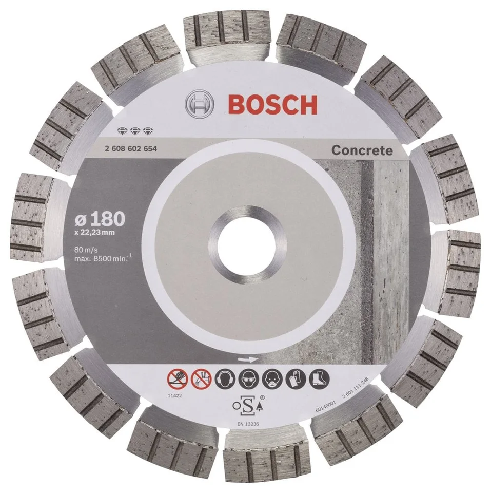 Bosch Elmas Kesme Disk BFConcrete 180x22,23mm 2608602654