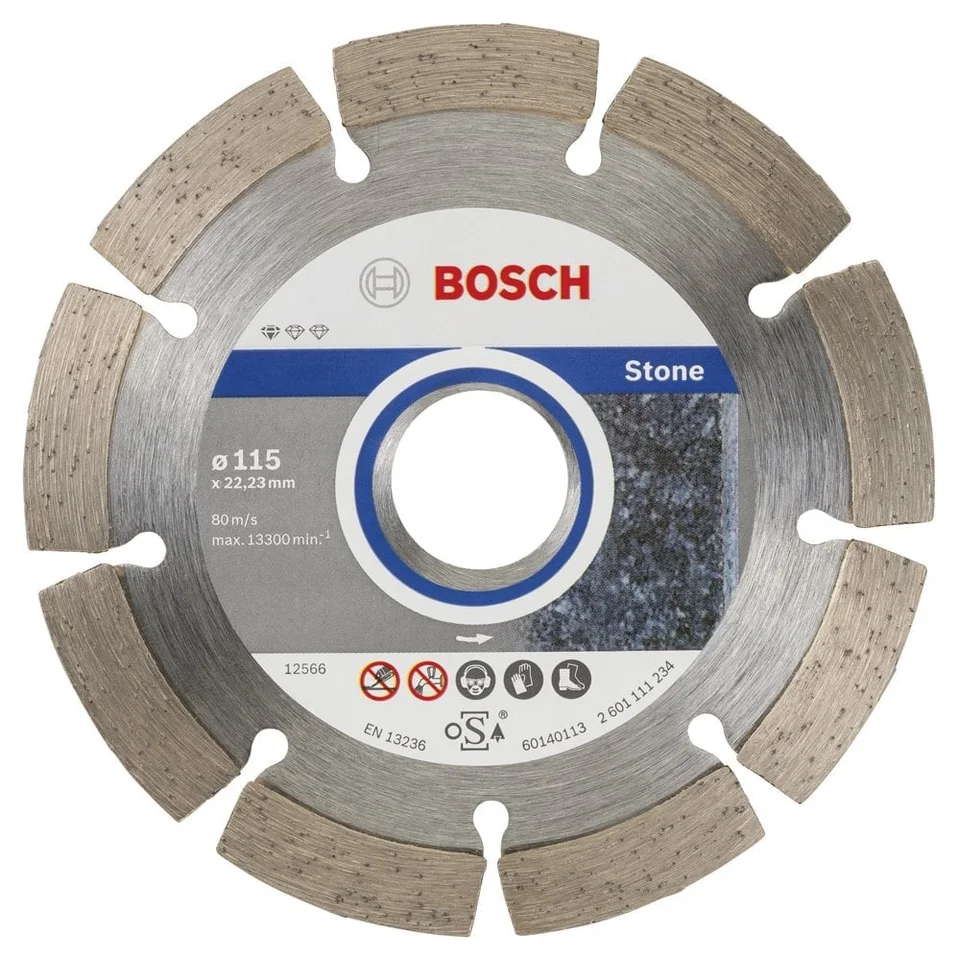 Bosch Elmas Kesme Disk SFStone 115x22,23mm 9+1 ( 2608603235 )