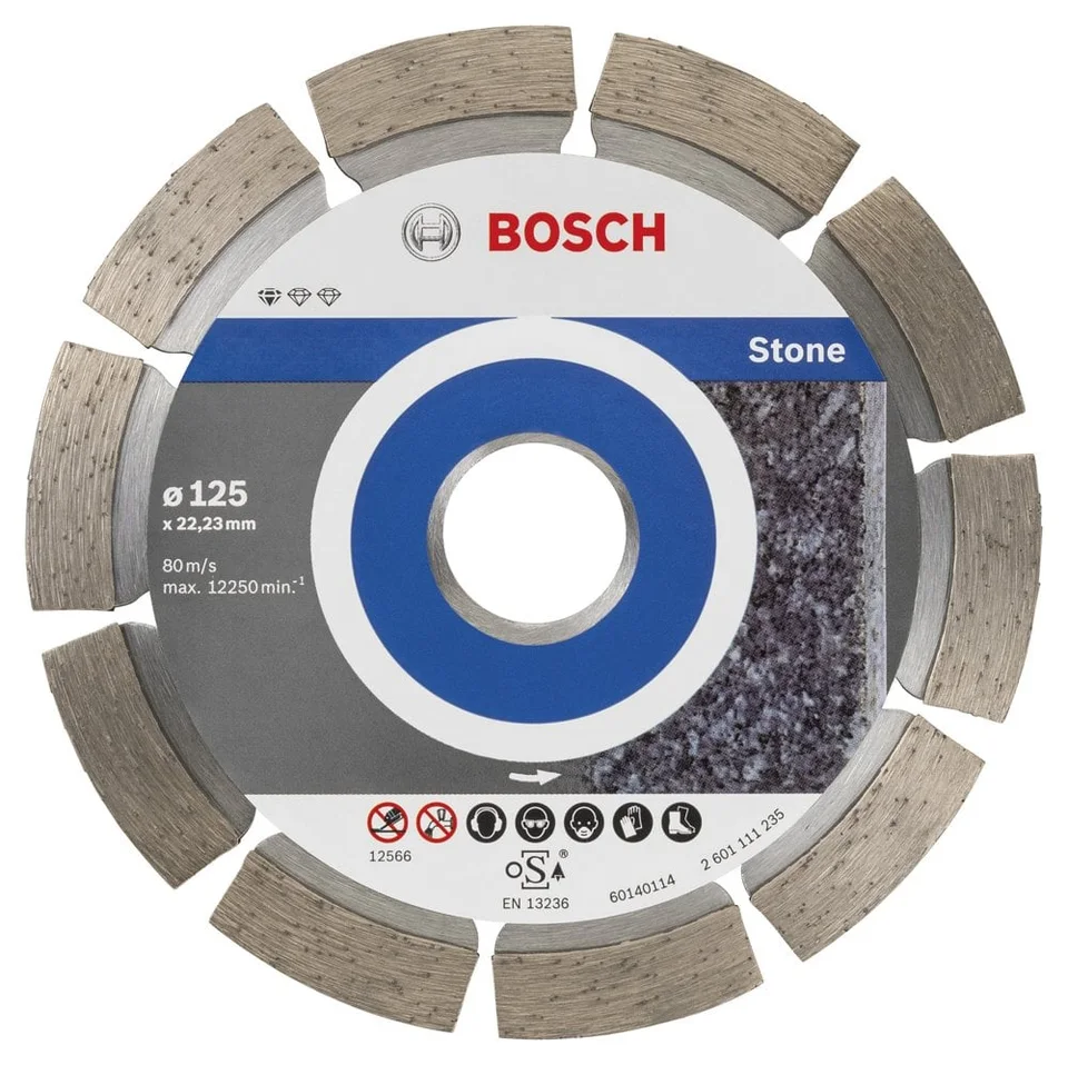 Bosch Elmas Kesme Disk SFStone 125x22,23mm 9+1 ( 2608603236 )
