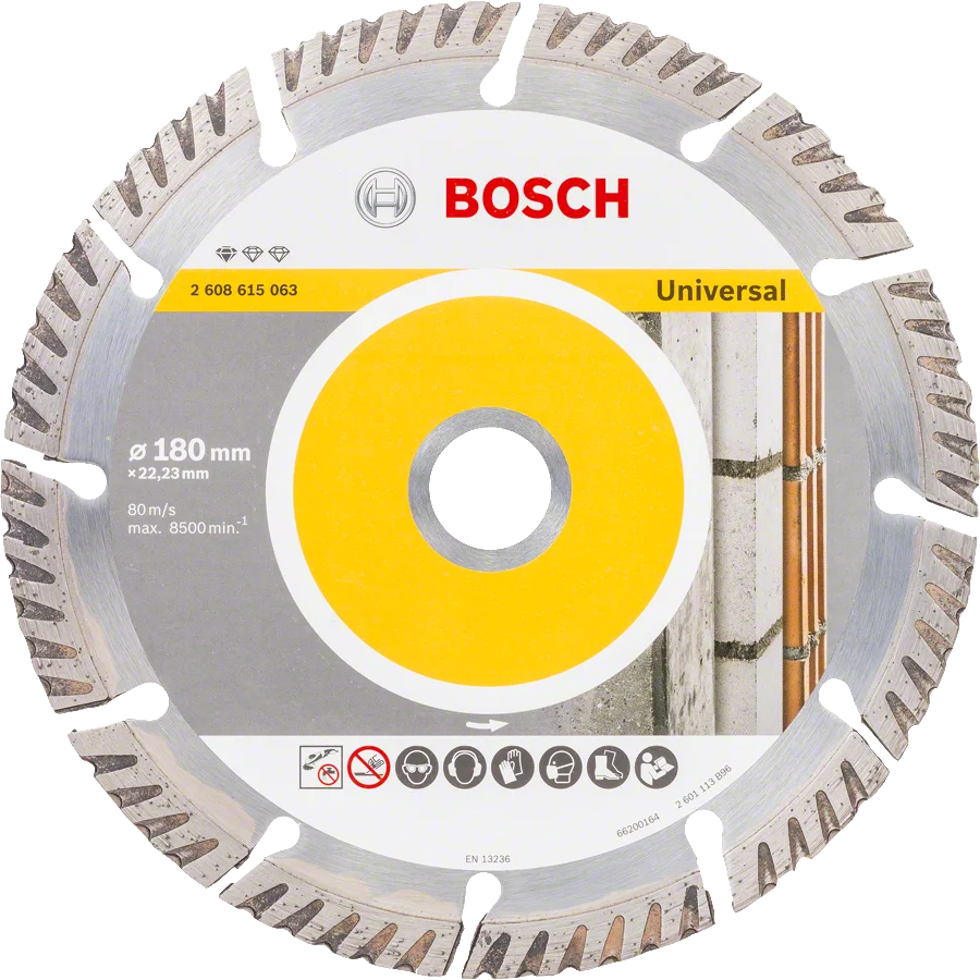 Bosch Elmas Kesme Disk SFUniv 180x22,23mm 9+1 ( 2608615064 )