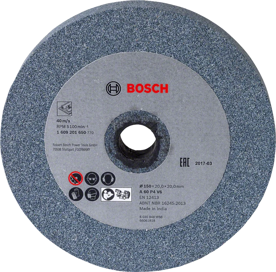 Bosch GBG 35-15 Taşlama Motoru İçin Zımpara Diski 150x20x20 mm