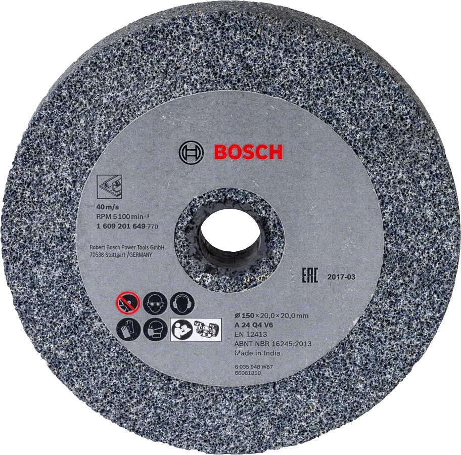 Bosch GBG 35-15 Taşlama Motoru İçin 150x20x20 mm 24 K Bileme Taşı