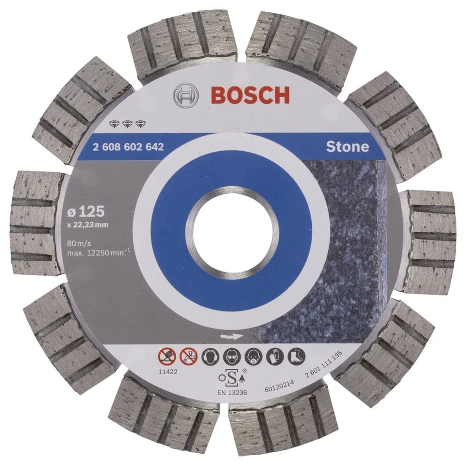 Bosch 125mm x 22.23mm x 2.2mm Elmas Kesme Bıçağı