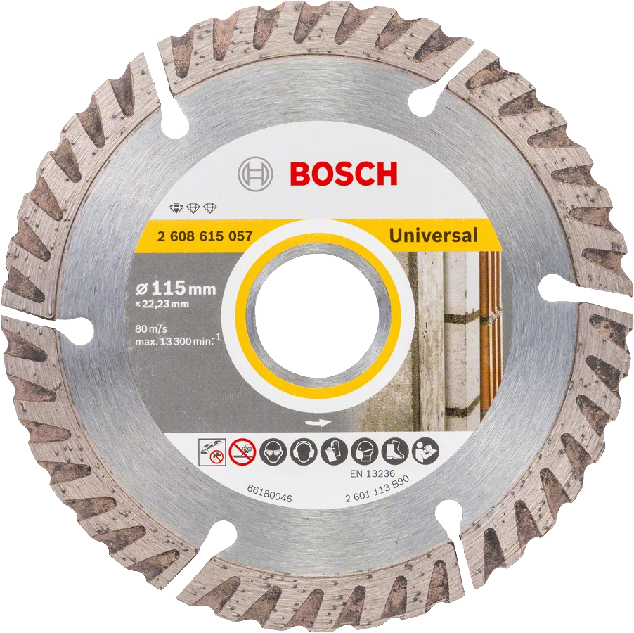 Bosch 115mm x 22.23mm x 2mm Yapı Malzemeleri İçin Elmas Kesme Bıç