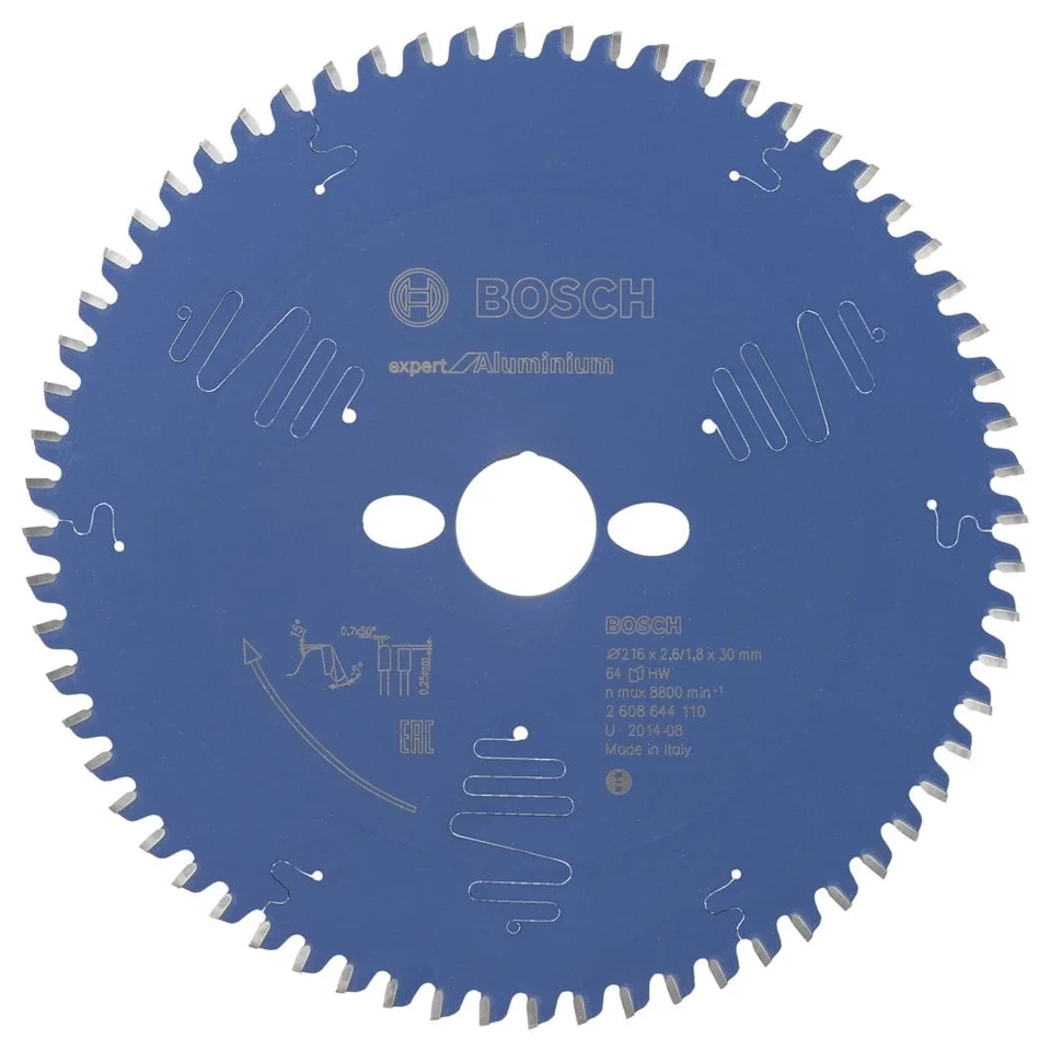 Bosch 216x30 mm Alüminyum Daire Testere Bıçağı