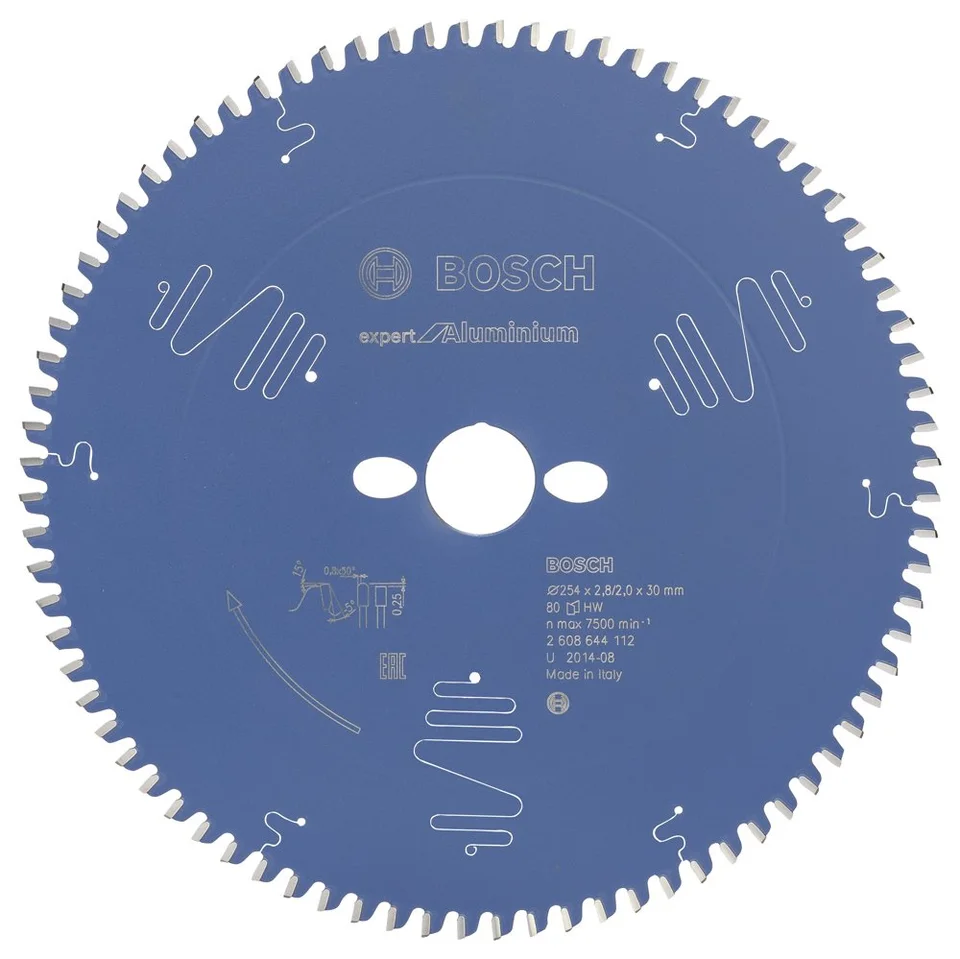 Bosch 254x30 mm Alüminyum Daire Testere Bıçağı