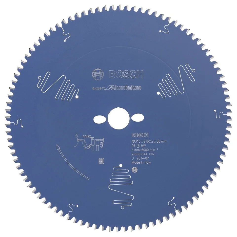 Bosch 315mm Alüminyum Daire Testere Bıçağı