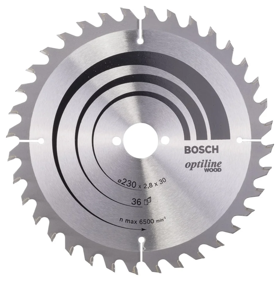 Bosch 230mm x 30mm Tüm Ahşap Türleri İçin Daire Testere Bıçağı