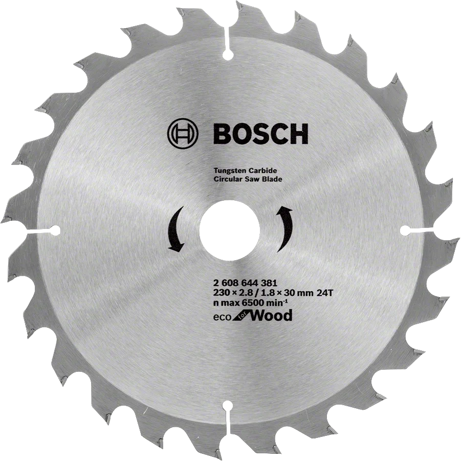 Bosch 230mm x 30mm Kereste Çeşitleri için 24 diş Daire Testere