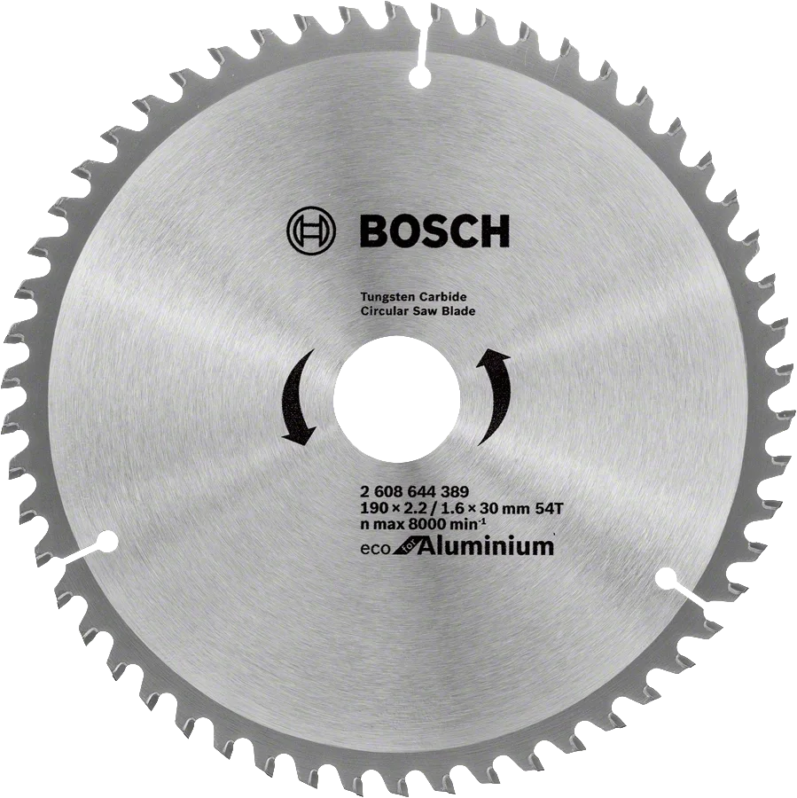Bosch 190mm x 30mm 54 Diş Alüminyum İçin Daire Testere Bıçağı