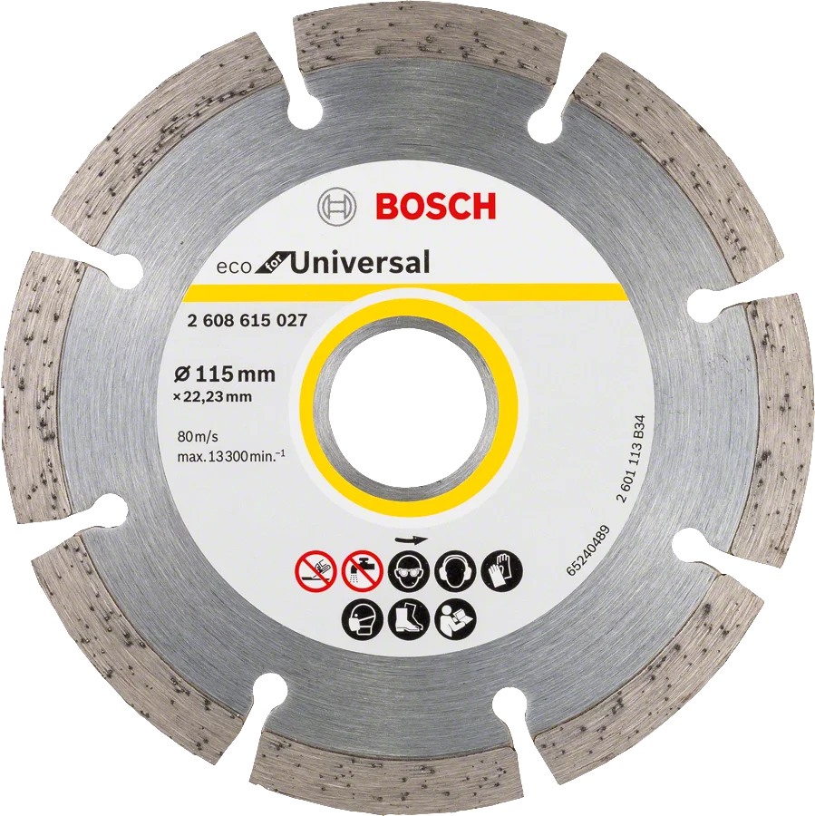 Bosch 115mm x 22.23mm Segmanlı Ekonomik Seri Elmas Bıçak