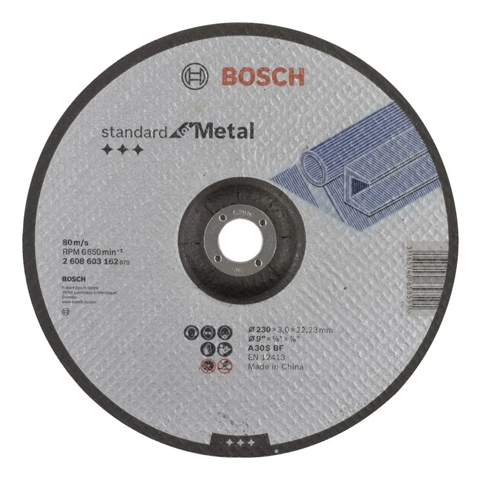 Bosch Metal Kesme Diski Bombeli 230*3,0 mm Standard