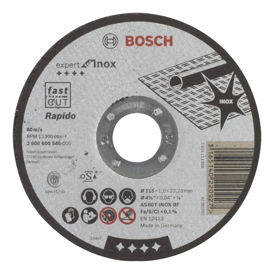 Bosch Rapido Düz 115*1,0 mm Expert 2608600545