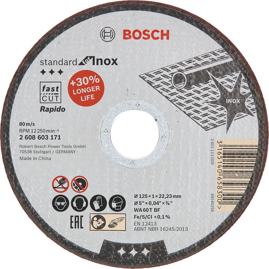 Bosch Inox Rapido 25*1,0 mm Standard 2608603171