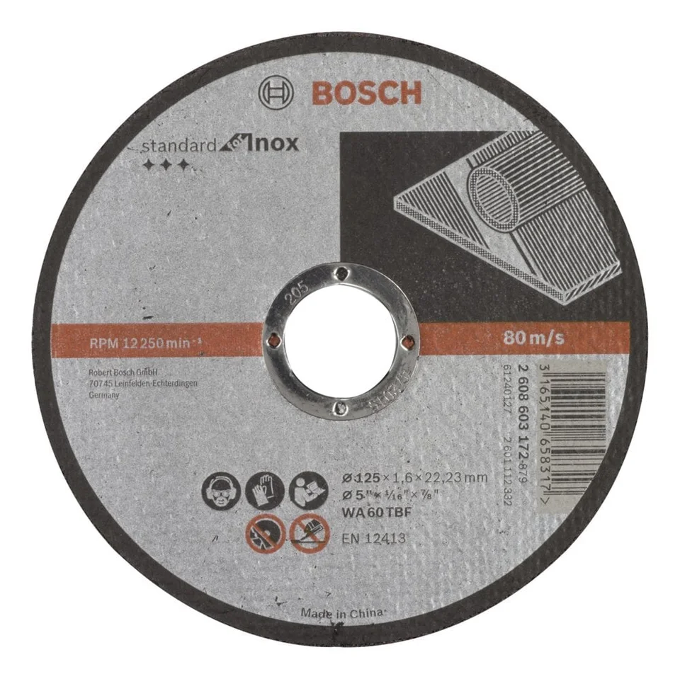 Bosch Inox 125*1,6 mm Standard 2608603172