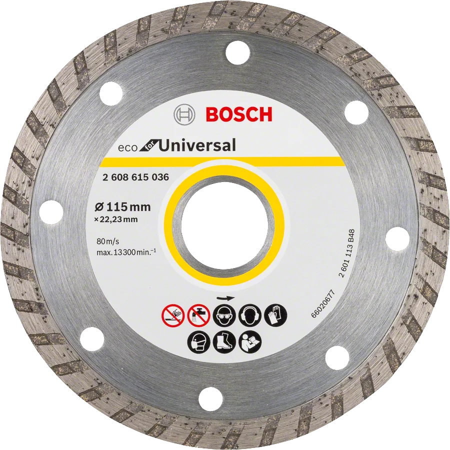 Bosch Ekonomik Seri Elmas Bıçak 9+1 115 mm Turbo