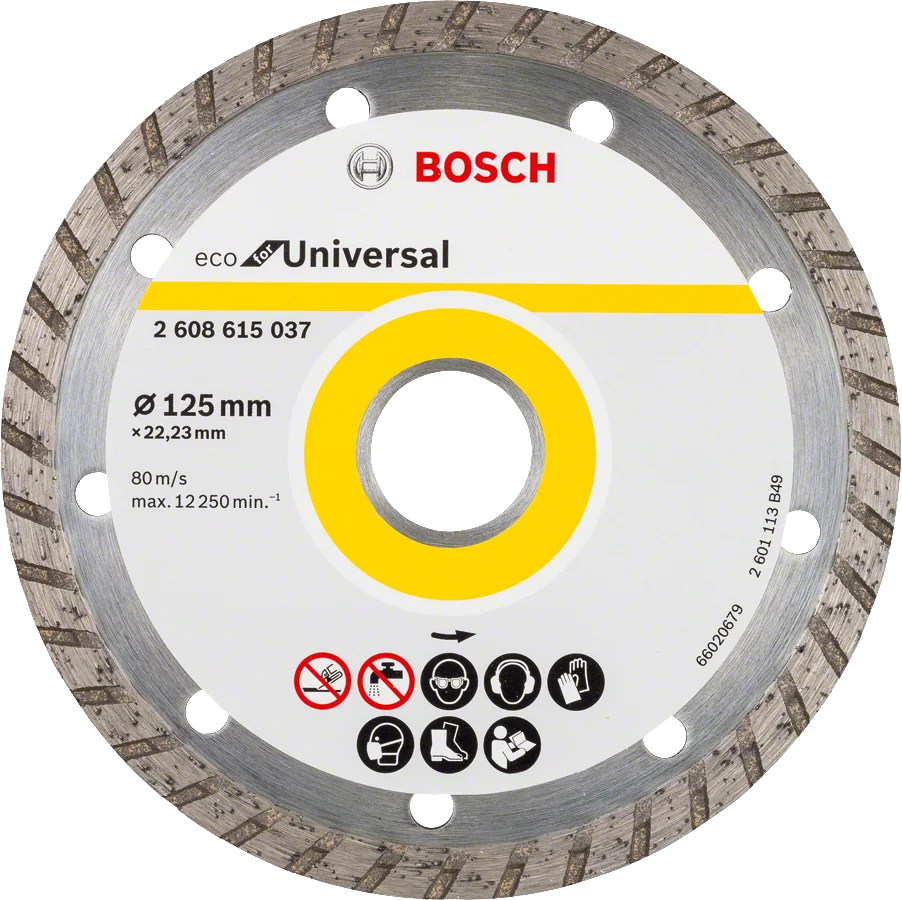 Bosch Ekonomik Seri Elmas Bıçak 125 mm Turbo