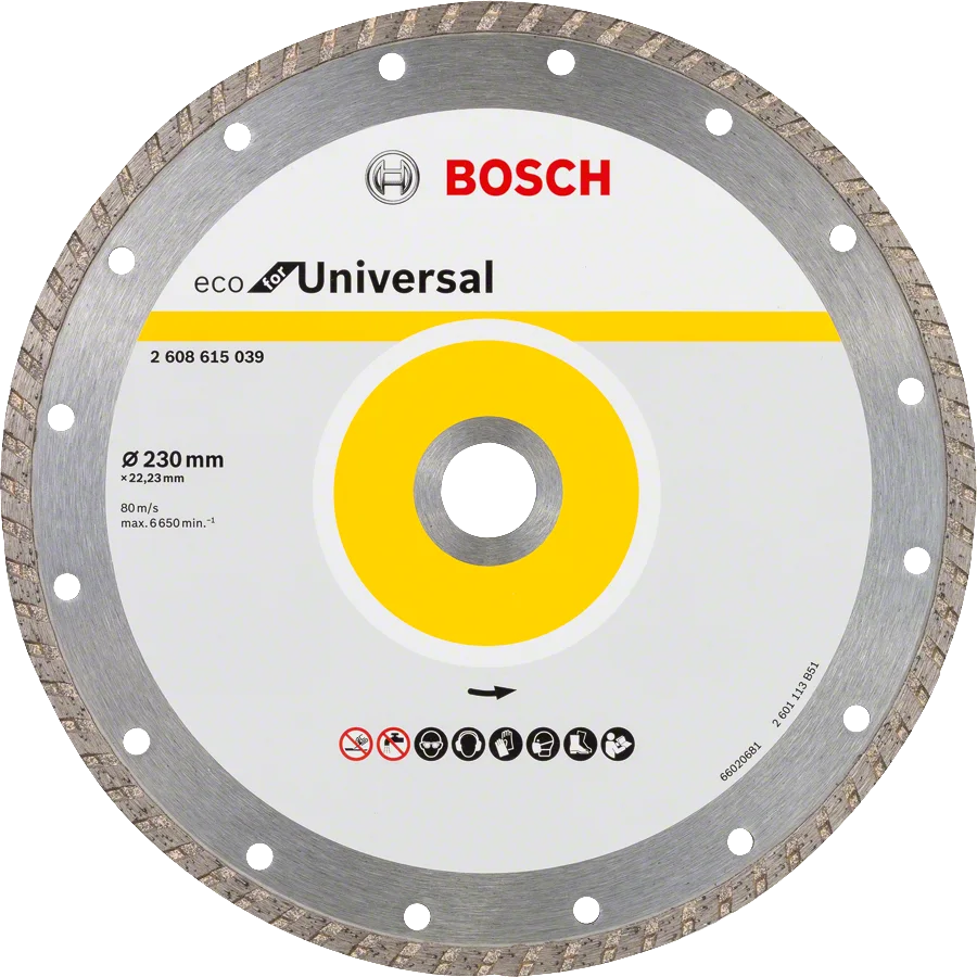 Bosch Ekonomik Seri Elmas Bıçak 230 mm Turbo