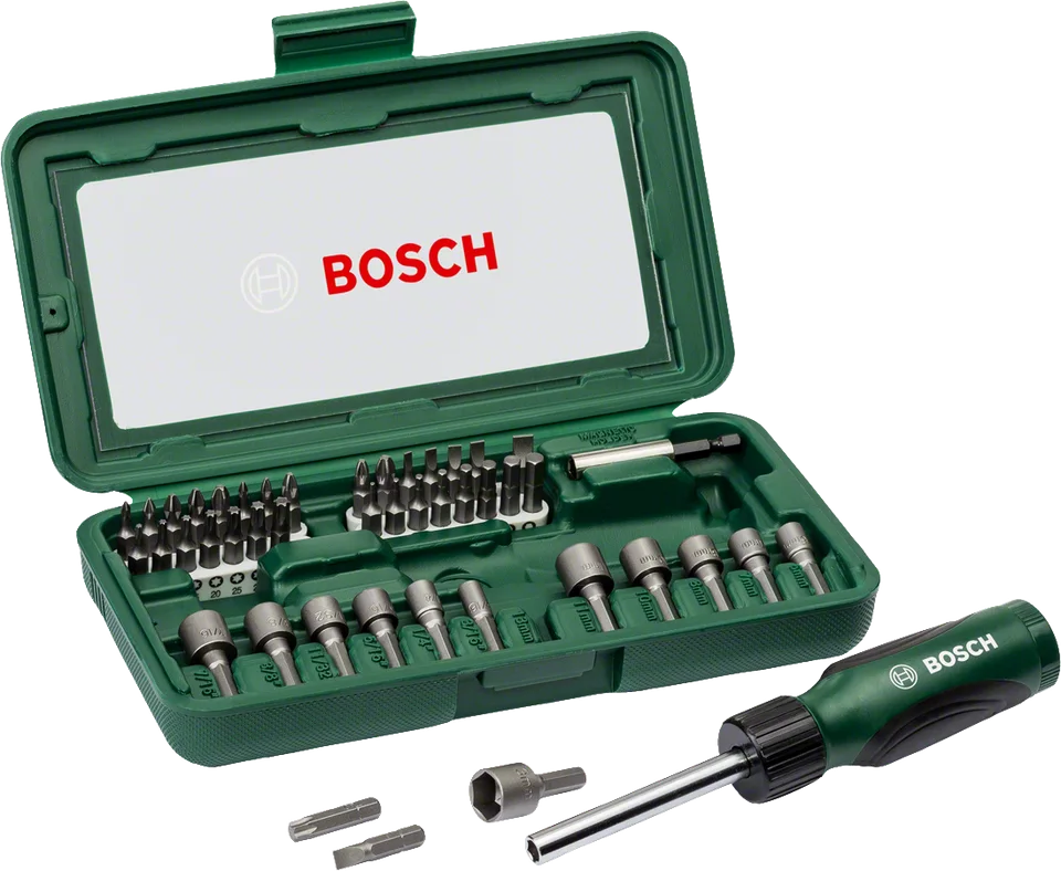 Bosch DIY 46 Parça Tornavidalı Vidalama ve Lokma Ucu Seti