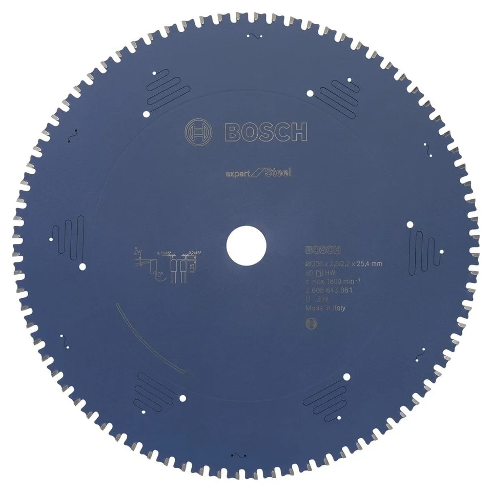 Bosch EXST Daire Testere Bıçağı 305x25,40 mm 80 D G GCD12JL