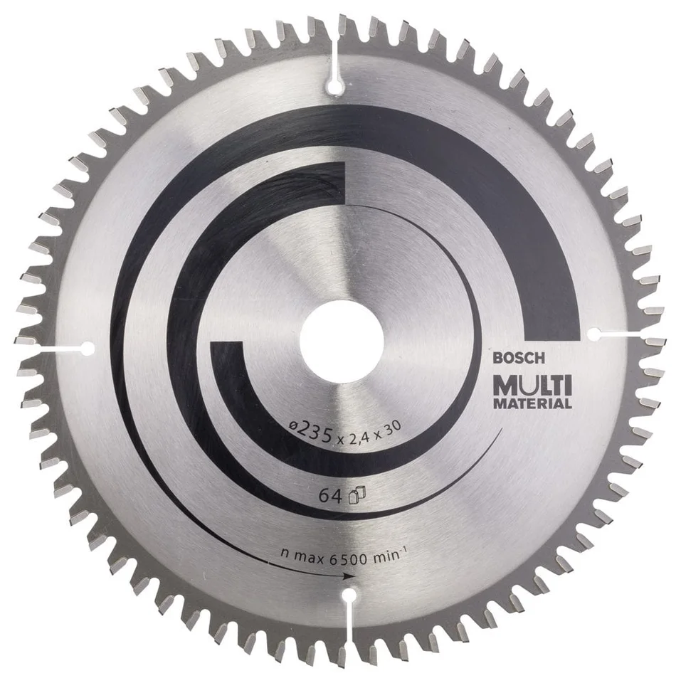 Bosch MM Daire Testere Bıçağı 235x30/25 mm 64 D E