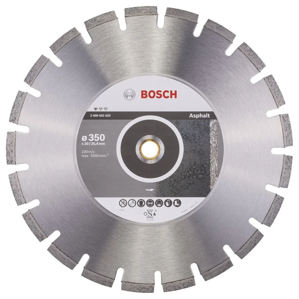Bosch Elmas Kesme Disk SFAspha 350x25,40/®20mm