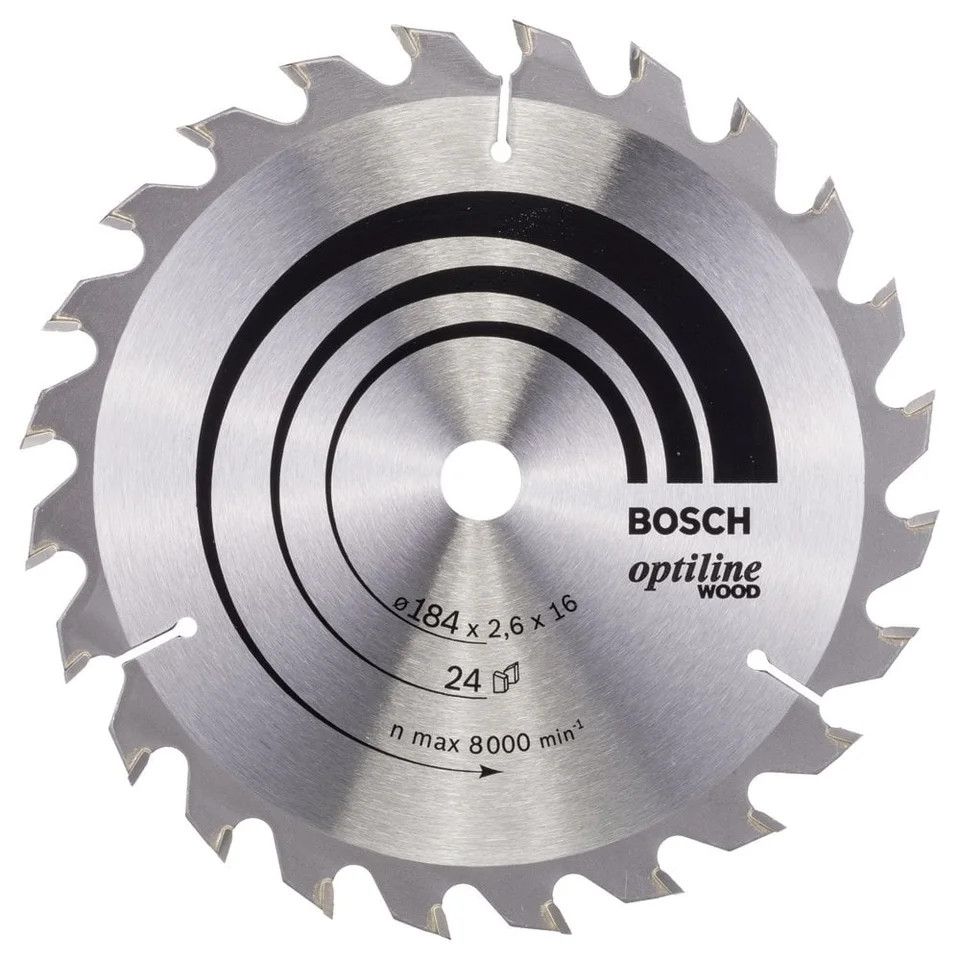 Bosch 184x16 MM Tüm Ahşap Türleri İçin Daire Testere Bıçağı