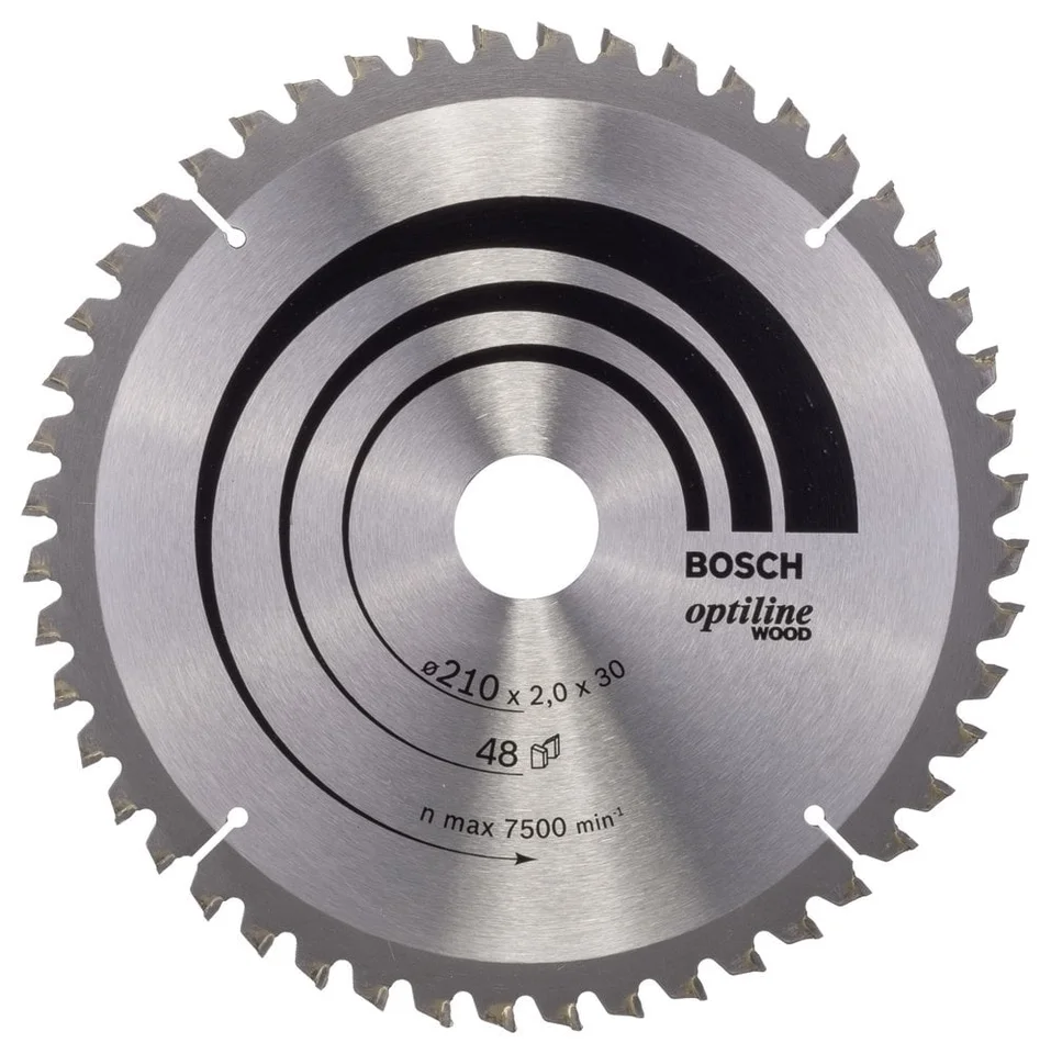 Bosch Daire Testere Bıçağı Optiline Wood 210x30 mm 48 Diş
