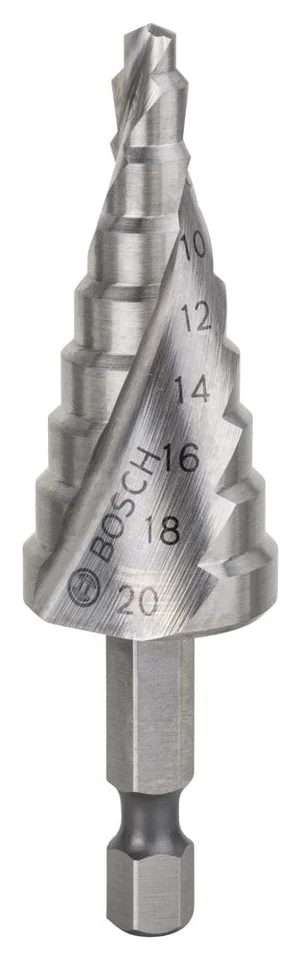 Bosch HSS 9 Kademeli Matkap Ucu HEX 4-20mm