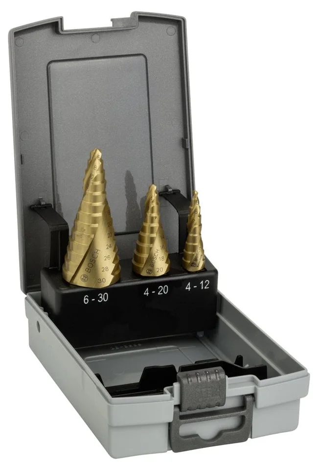 Bosch HSS-Titanyum Kademeli Matkap Ucu 4-30mm Set(3lü)
