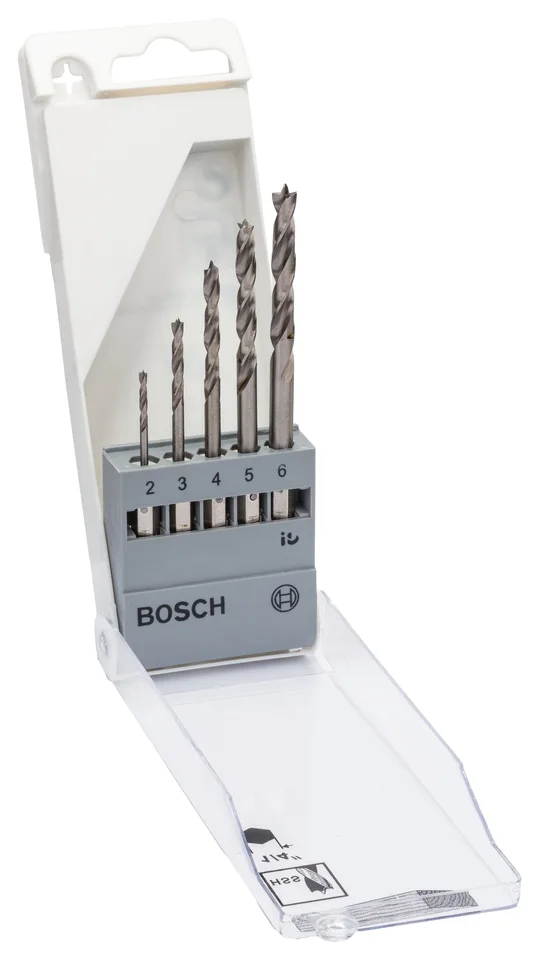 Bosch HEX Şaftlı Ahşap Matkap Ucu 5li Set
