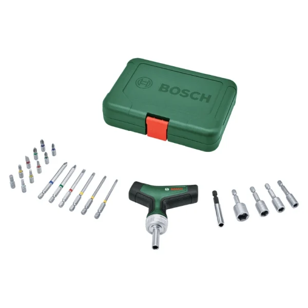 Bosch T Tipi Cırcırlı Tornavida Seti 22 Parça