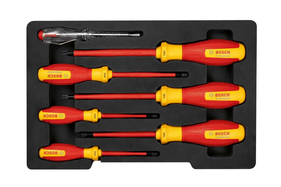 Bosch VDE Tornavida Seti TX 7 parça