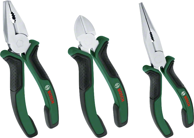 Bosch Pense Seti 3 Parça (Kargaburnu,Yan Keski,Pense)