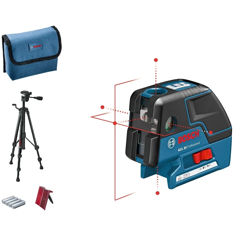 Bosch GCL 25 Çizgi Lazer + BT 150 Tripod