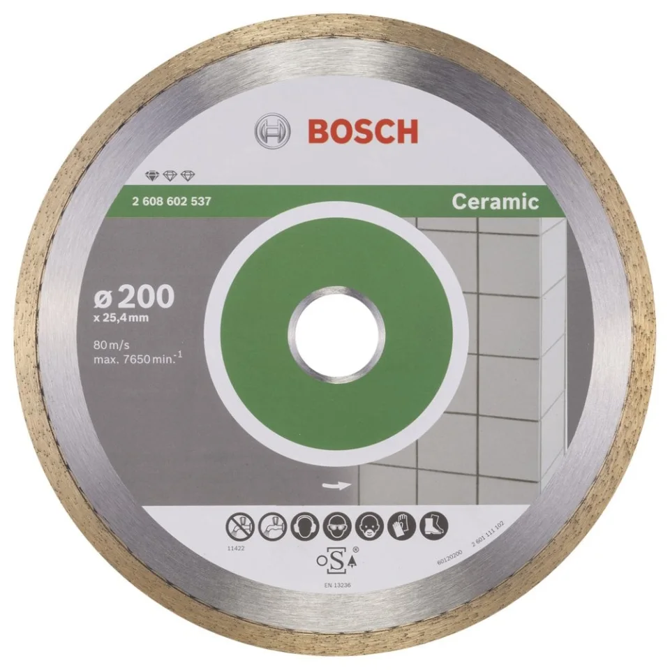 Bosch - Standard Seri Seramik İçin Elmas Kesme Diski 200 mm
