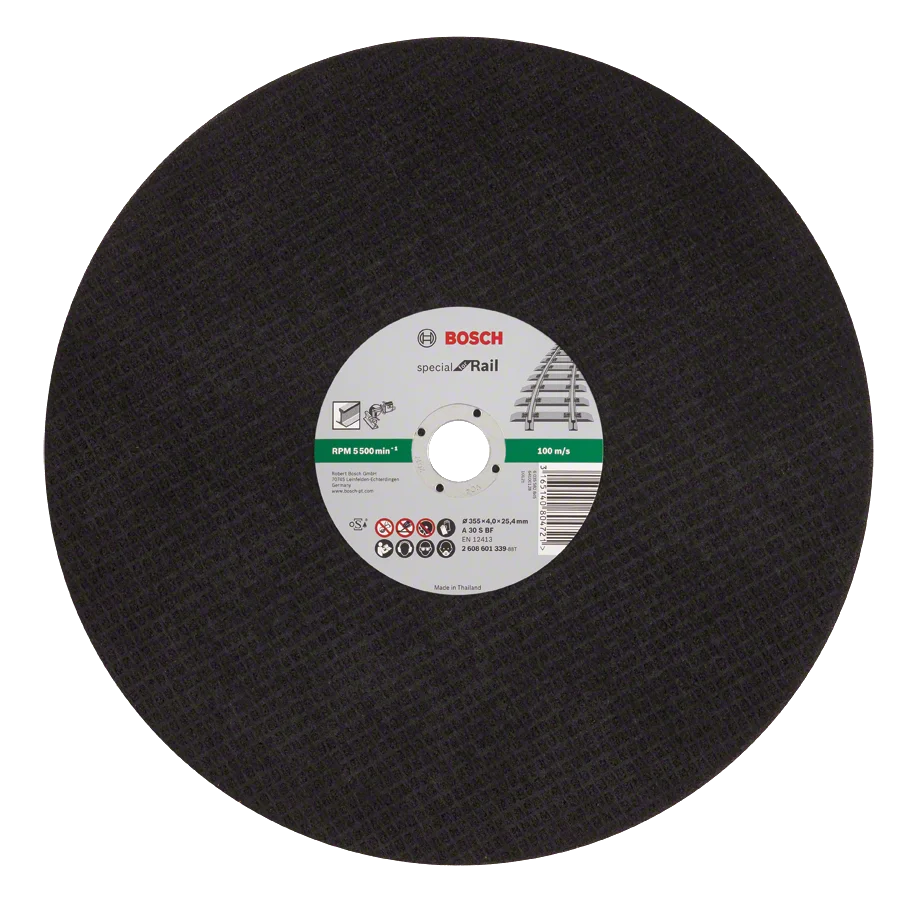 Bosch - 355*4,0 mm Ray Kesme İçin Özel Kesme Diski