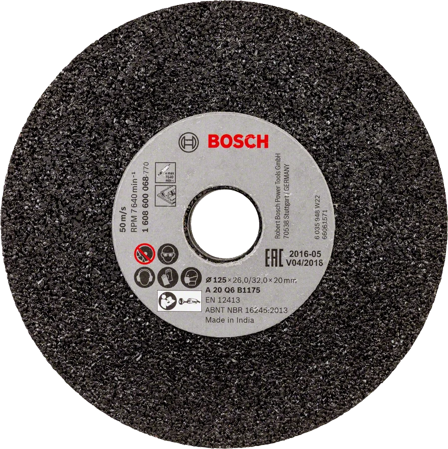 Bosch - GGS6S İçin 125 mm 20 Kum Taşlama Taşı SiC