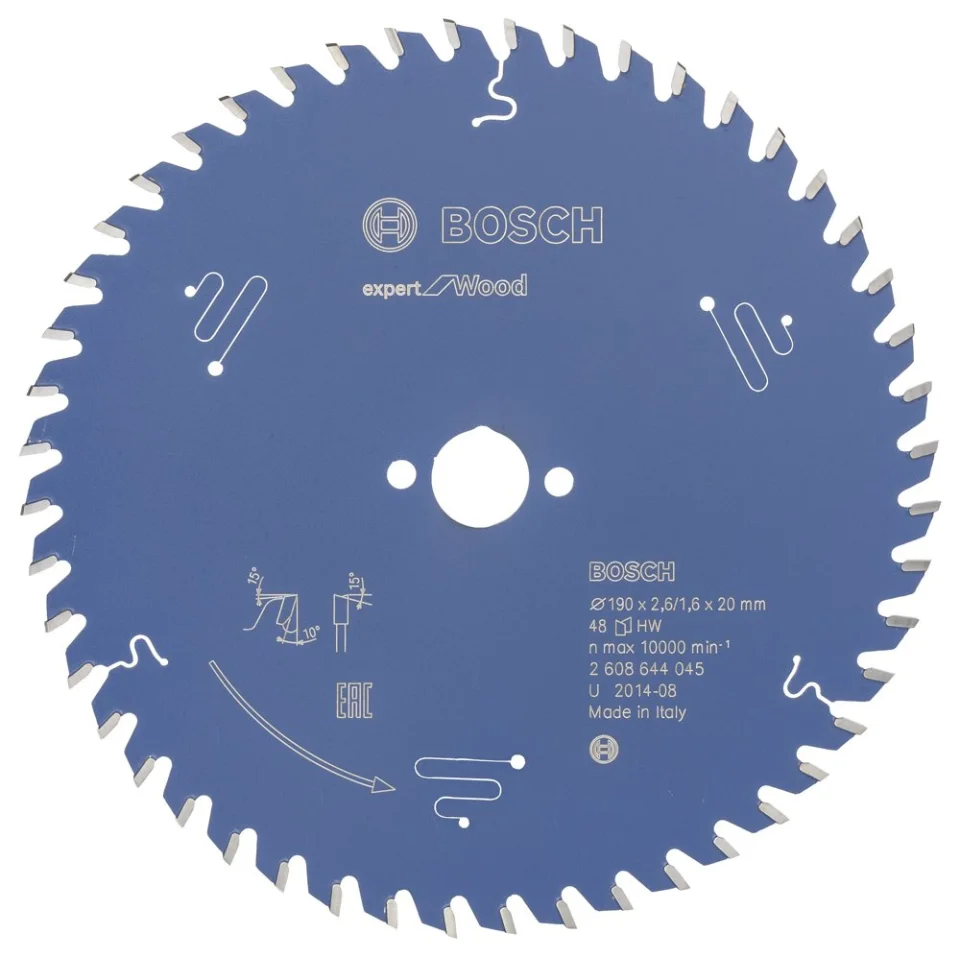 Bosch - Expert Serisi Ahşap için Daire Testere Bıçağı 190*20 mm 48 Diş